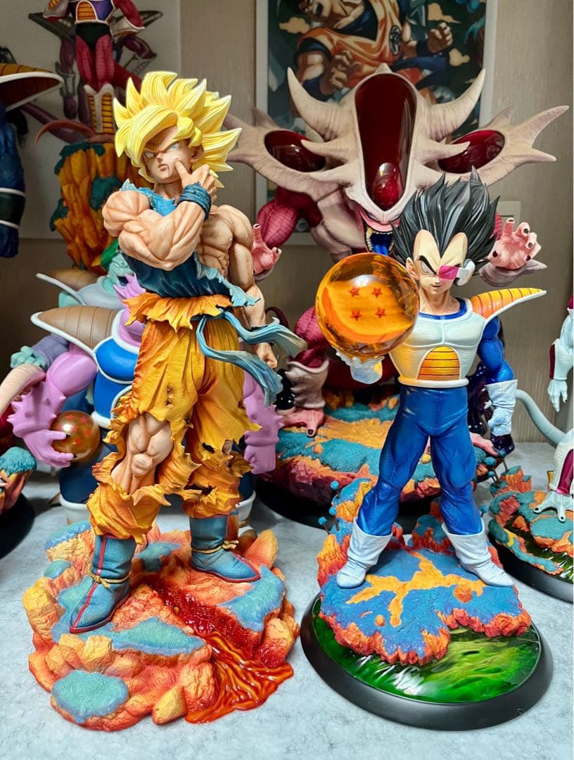 ドラゴンボール ガレージキット　超サイヤ人 孫悟空　レジン スタチュー　B版