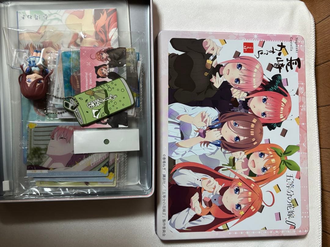 値下げ不可☆三玖グッズ未開封３点＋カラー14冊14.5巻未開封＋三玖収納＋おまけ