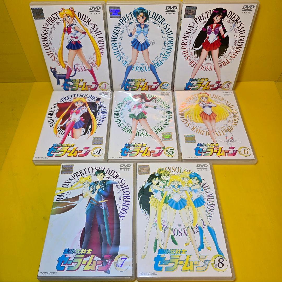 新品ケース交換済み　「美少女戦士セーラームーン　シリーズDVD 全37巻セット