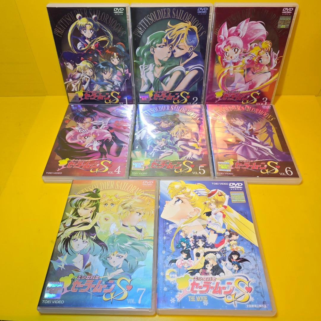 新品ケース交換済み　「美少女戦士セーラームーン　シリーズDVD 全37巻セット