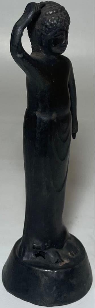 仏教美術　誕生仏　仏像　銅製 　　　k93