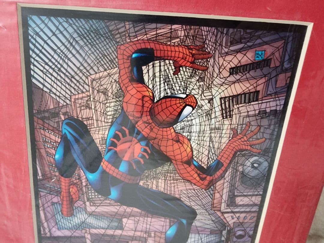 スパイダーマン　レーザーアート