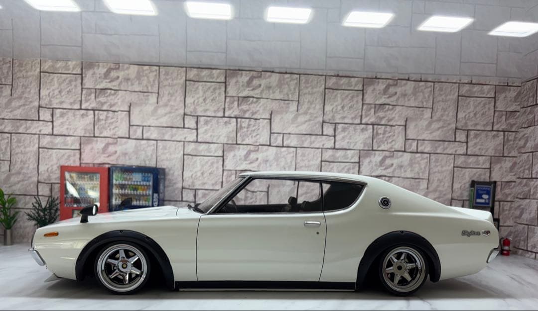 1/12ミニカー　IG 日産スカイラインケンメリ GTRロンシャン深リムカスタム