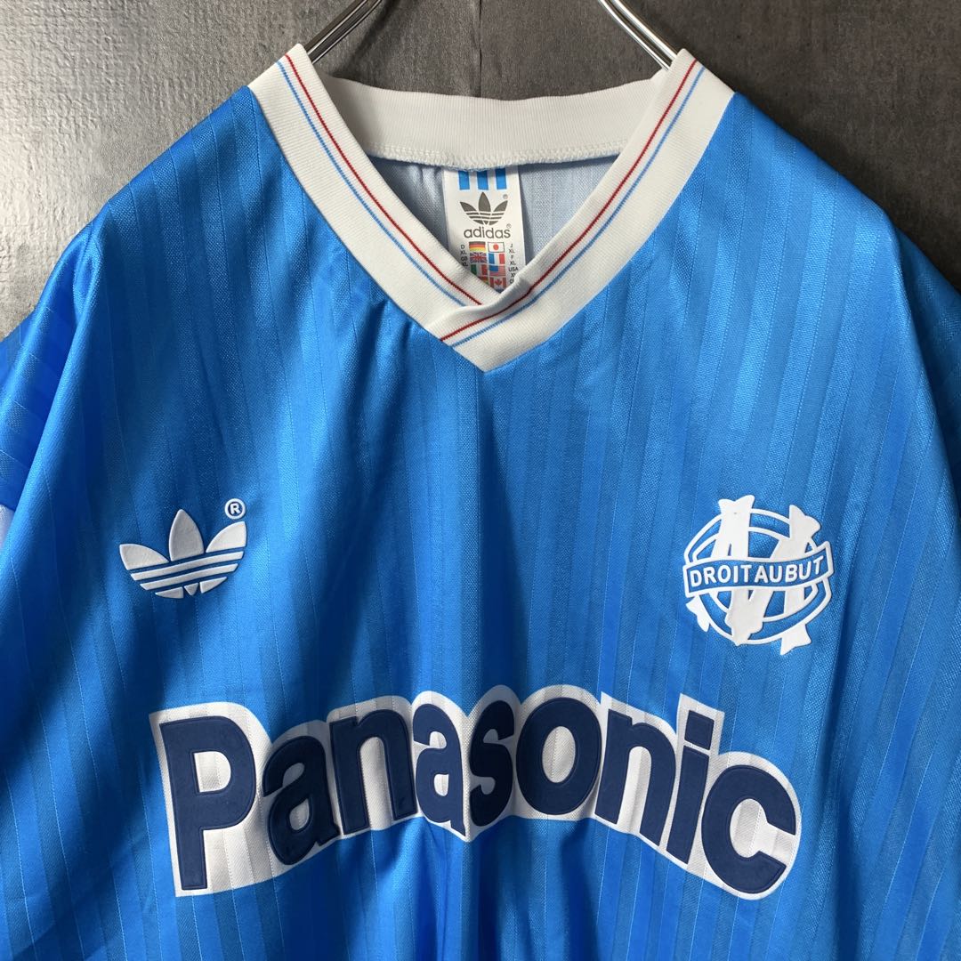 【マルセイユ】 古着 アディダス サッカー ユニフォーム 1990 XL ★希少