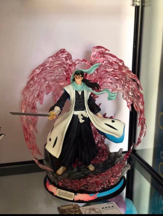 BLEACH 黒衣少年図 朽木白哉 ガレージキット ガレキ スタチュー