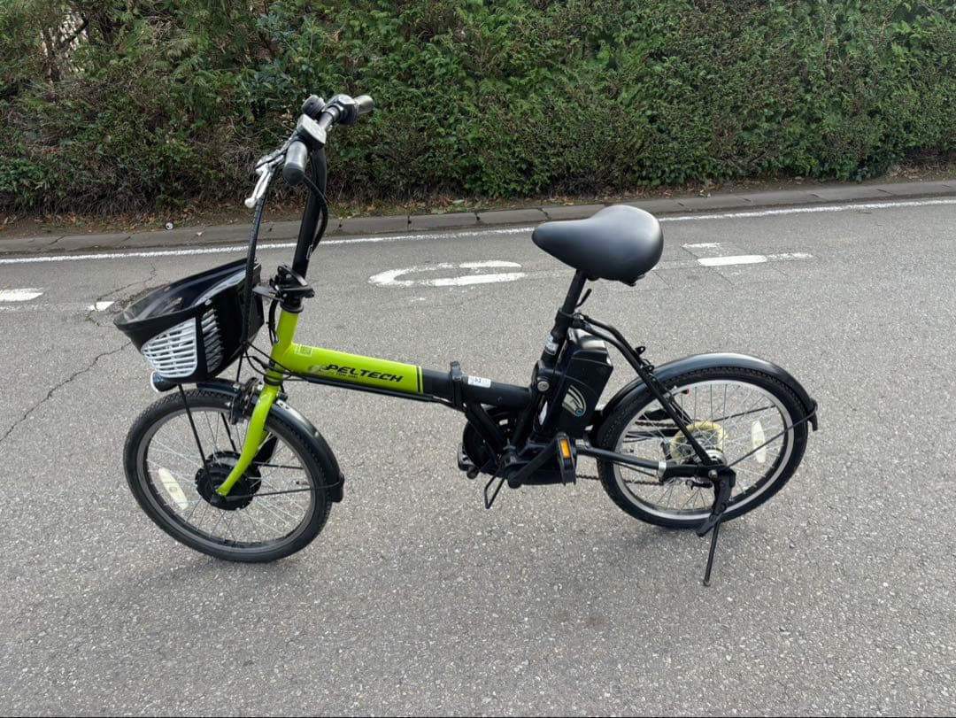 折りたたみ電動アシスト自転車　peltech