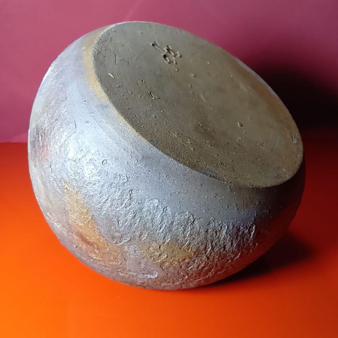 骨董品　安東利喜　花入　花器　花生　花瓶　備前壺　備前焼　希少