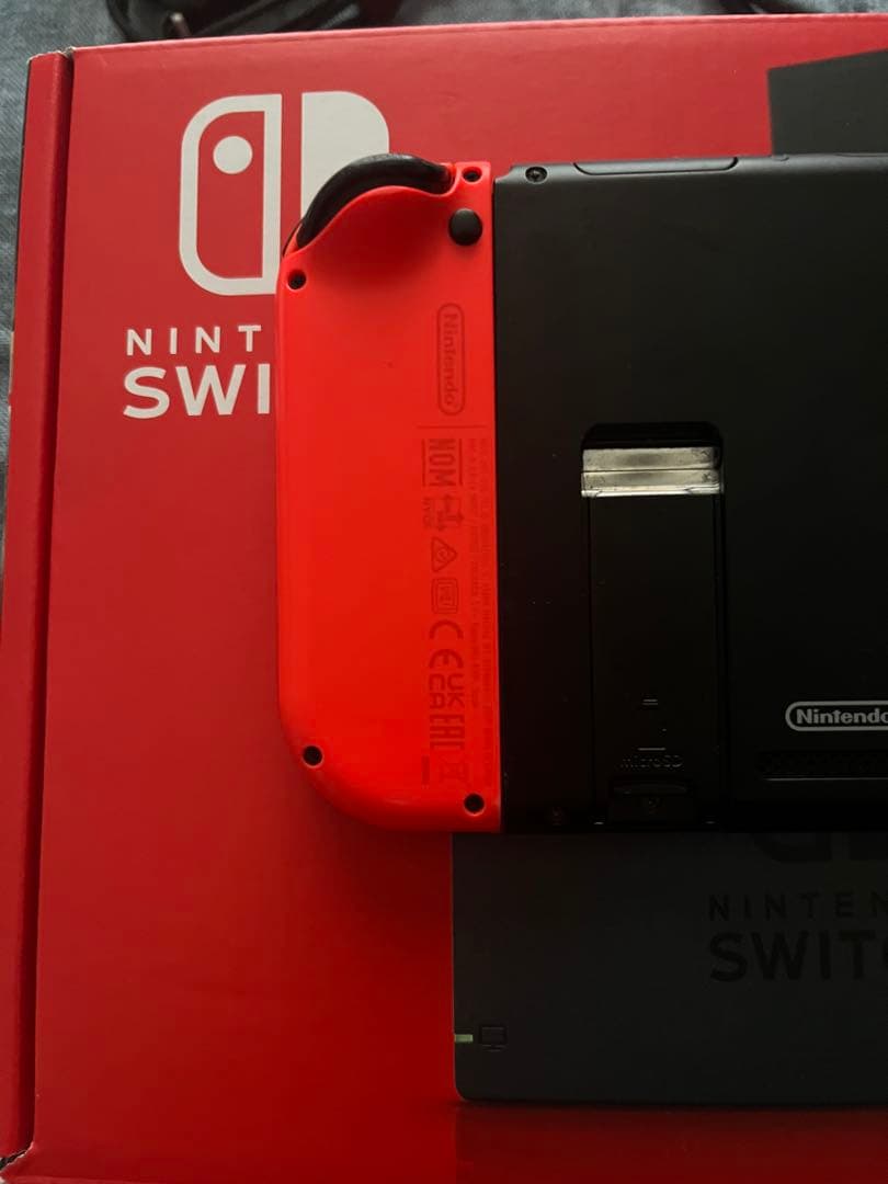 付属品完備/美品/Nintendo Switch 赤/青 本体　sdカード付
