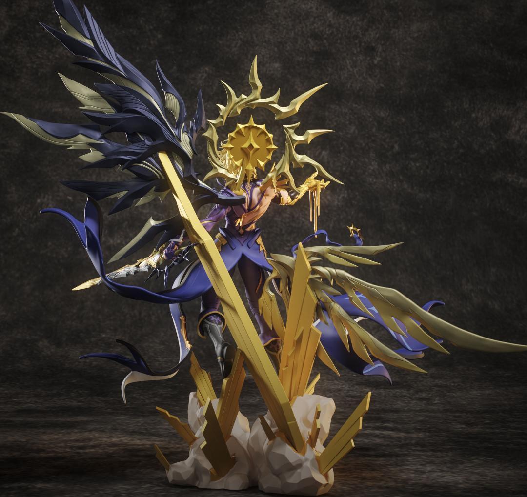 36CM　未塗装 未組立　フィギュア　ガレージキット　白厄　崩壊：スターレイル
