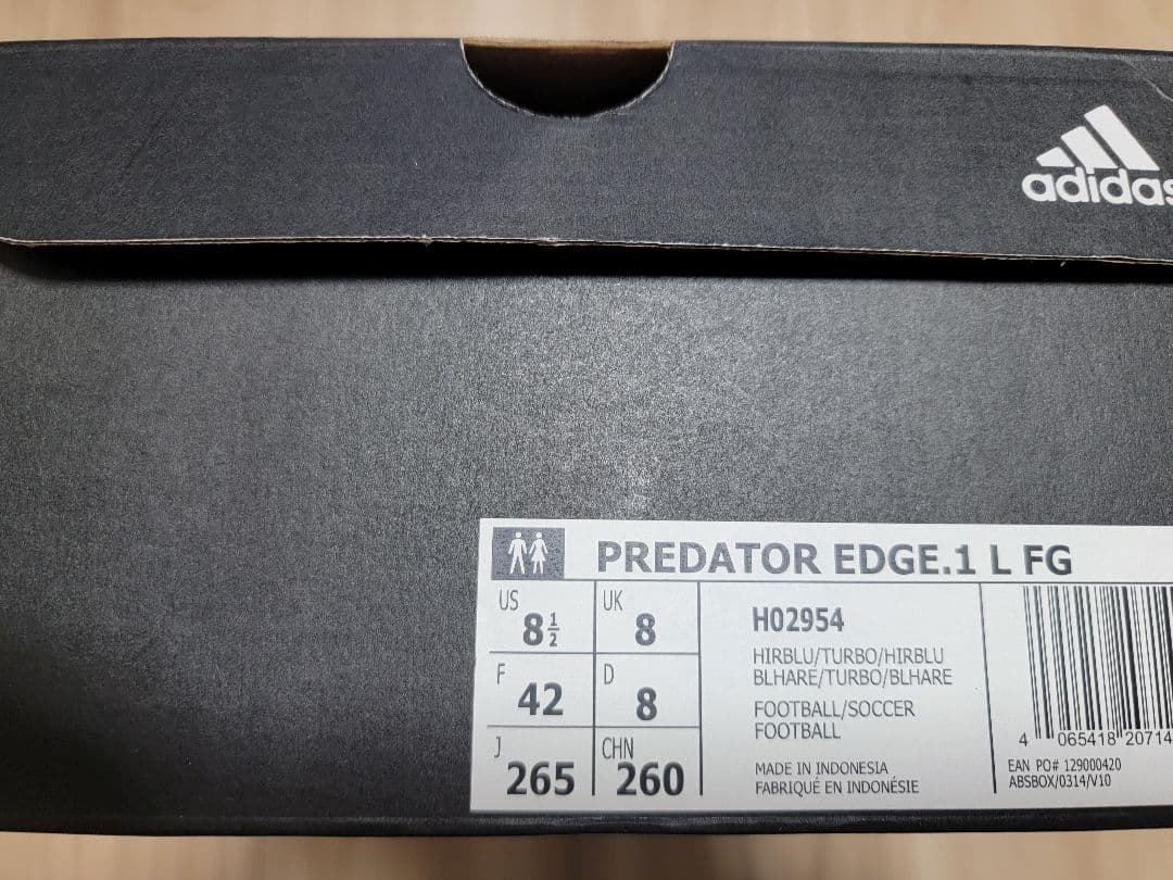 新品未使用！ adidas プレデター エッジ.1 L FG 26.5cm