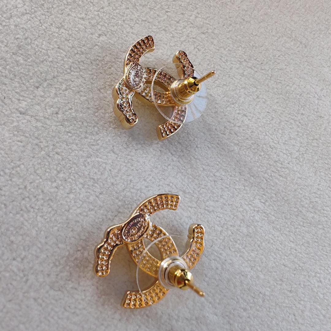 ハート ゴールド ピアス CC