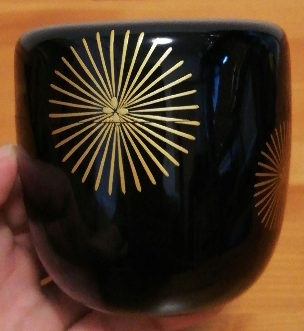 川上閑雪書付　作家物　唐松　蒔絵　棗　共箱　茶道具
