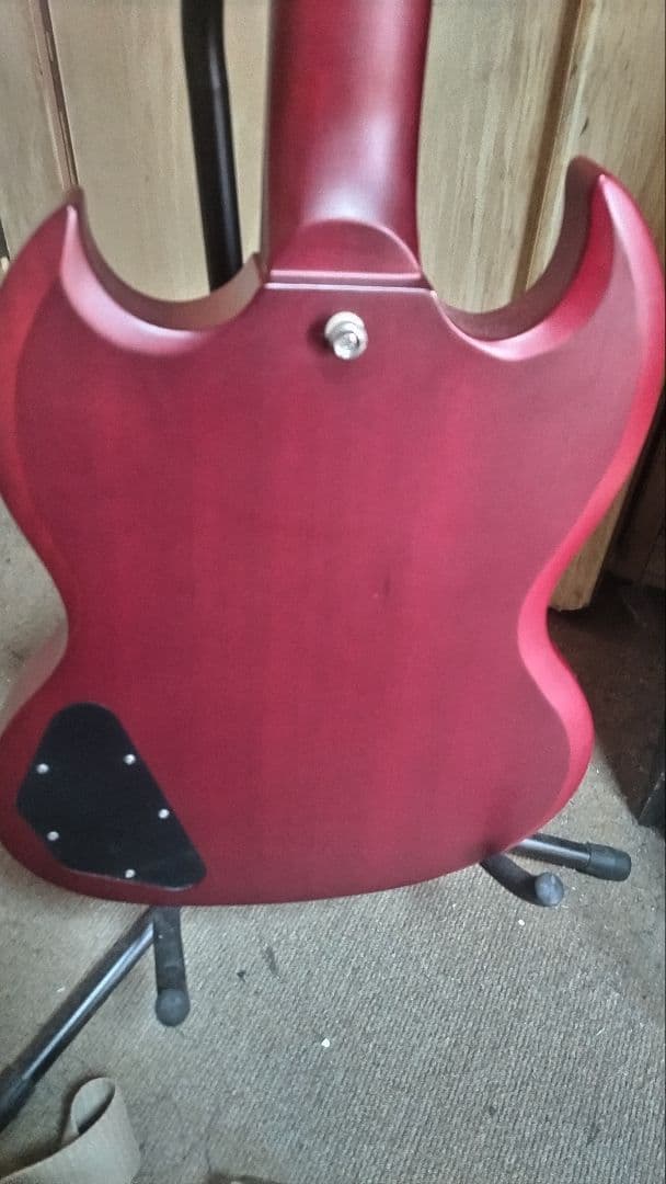 【マホガニー】Epiphone SG エレキギター バーガンディ(ワインレッド)