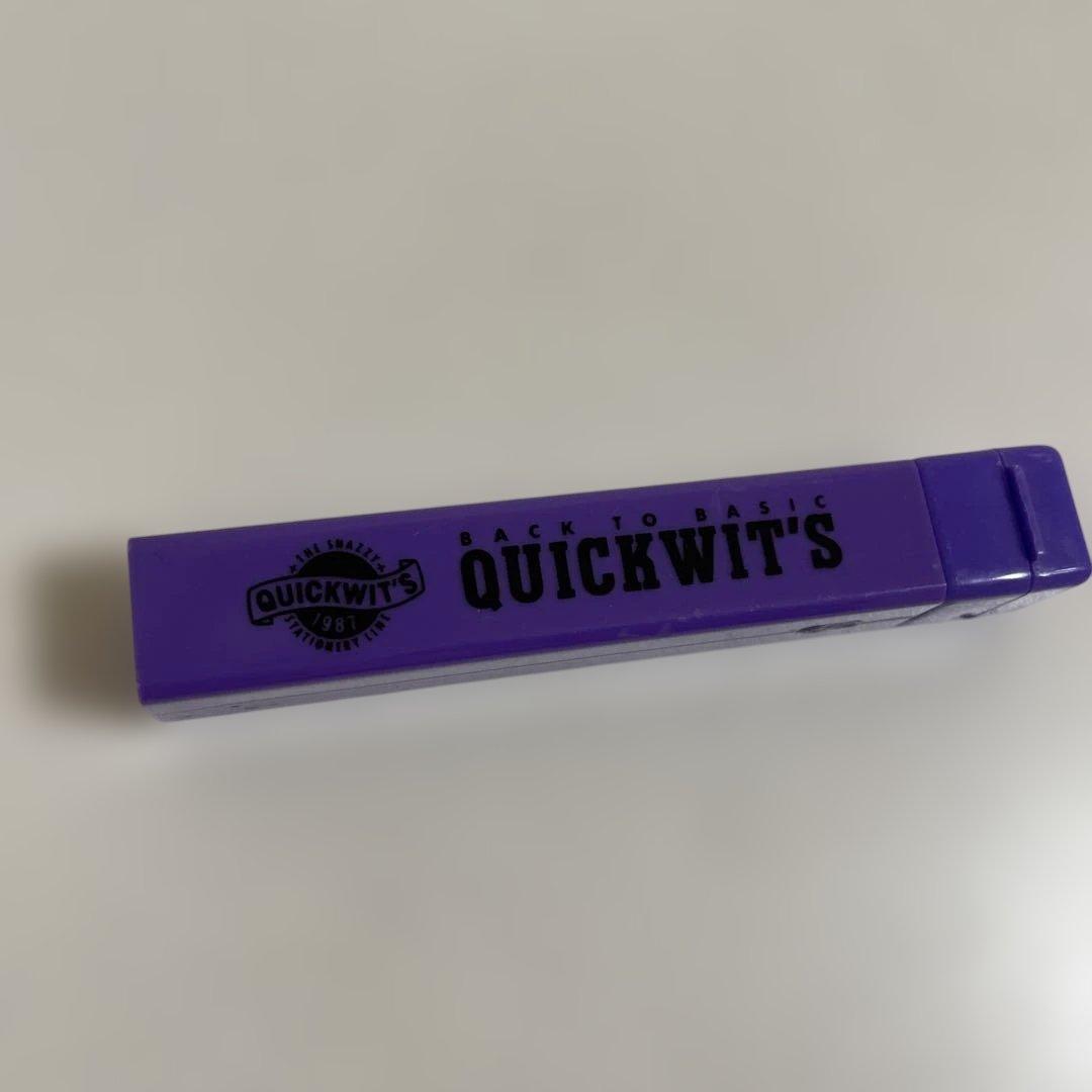 【匿名配送】QUICKWITS シャープペンシル 芯入れ　文房具　1987