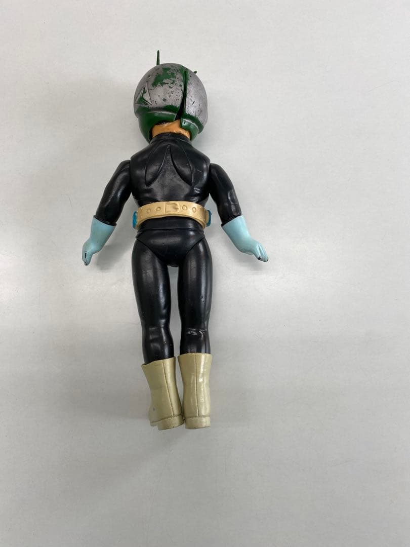 旧バンダイ　仮面ライダー　当時物　ソフビ　面取れ