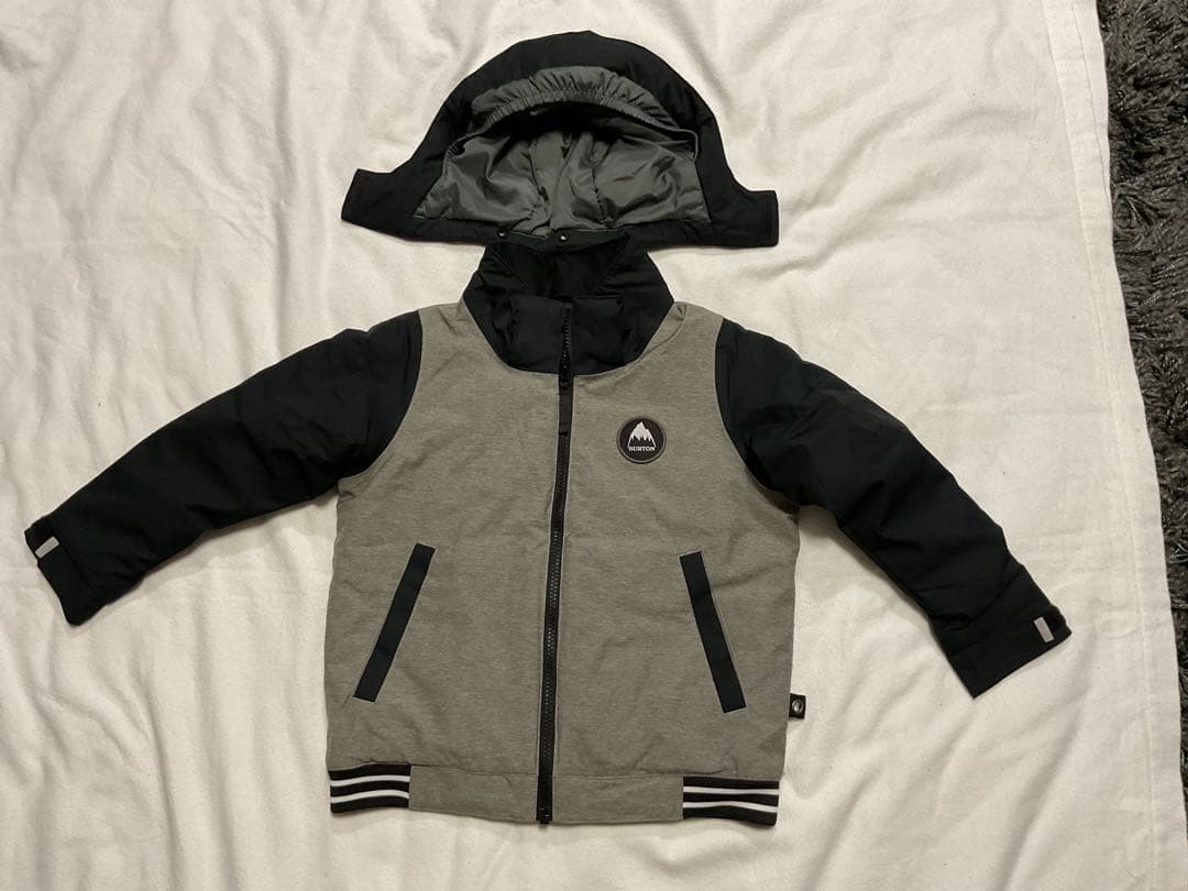 Burton スノーボードジャケット 4T グレー/ブラック