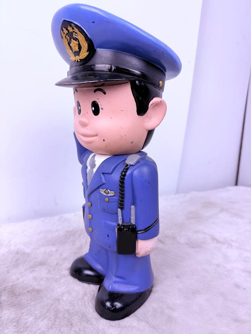 激レア！ 37cm 埼玉県警察 警察官 婦人警官 2体セットおまわりさん人形