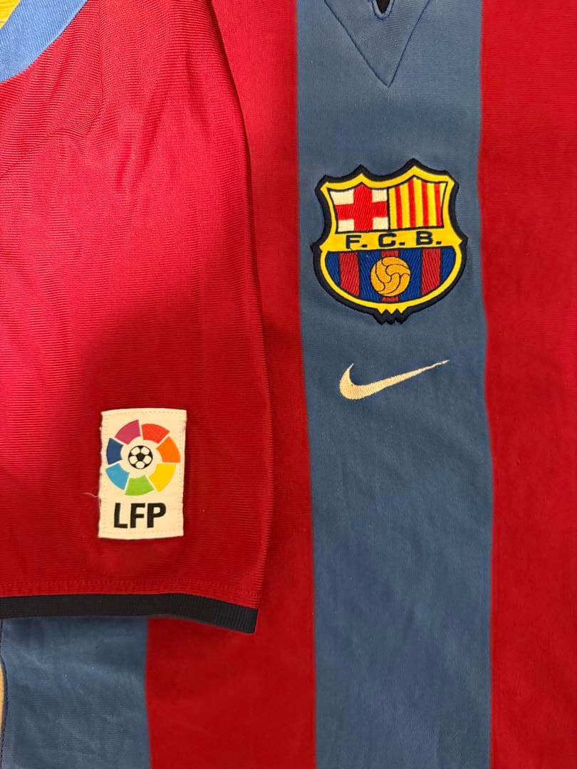 【ヴィンテージ】FCバルセロナ 00-01ホーム Nike正規品 Mサイズ