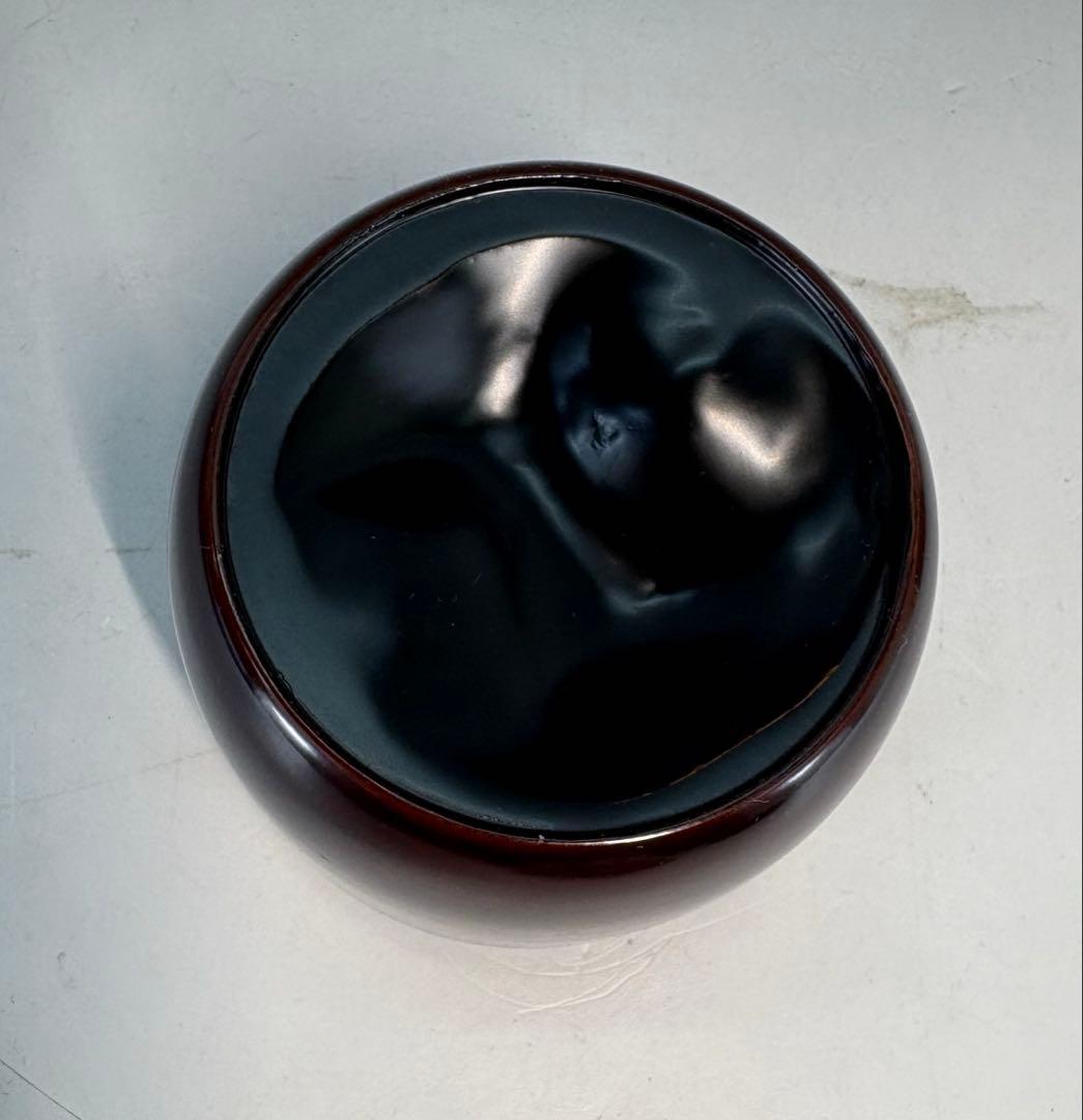 【中古品】平安光入造　嵐山棗（共箱）USED〈税込•送料込〉