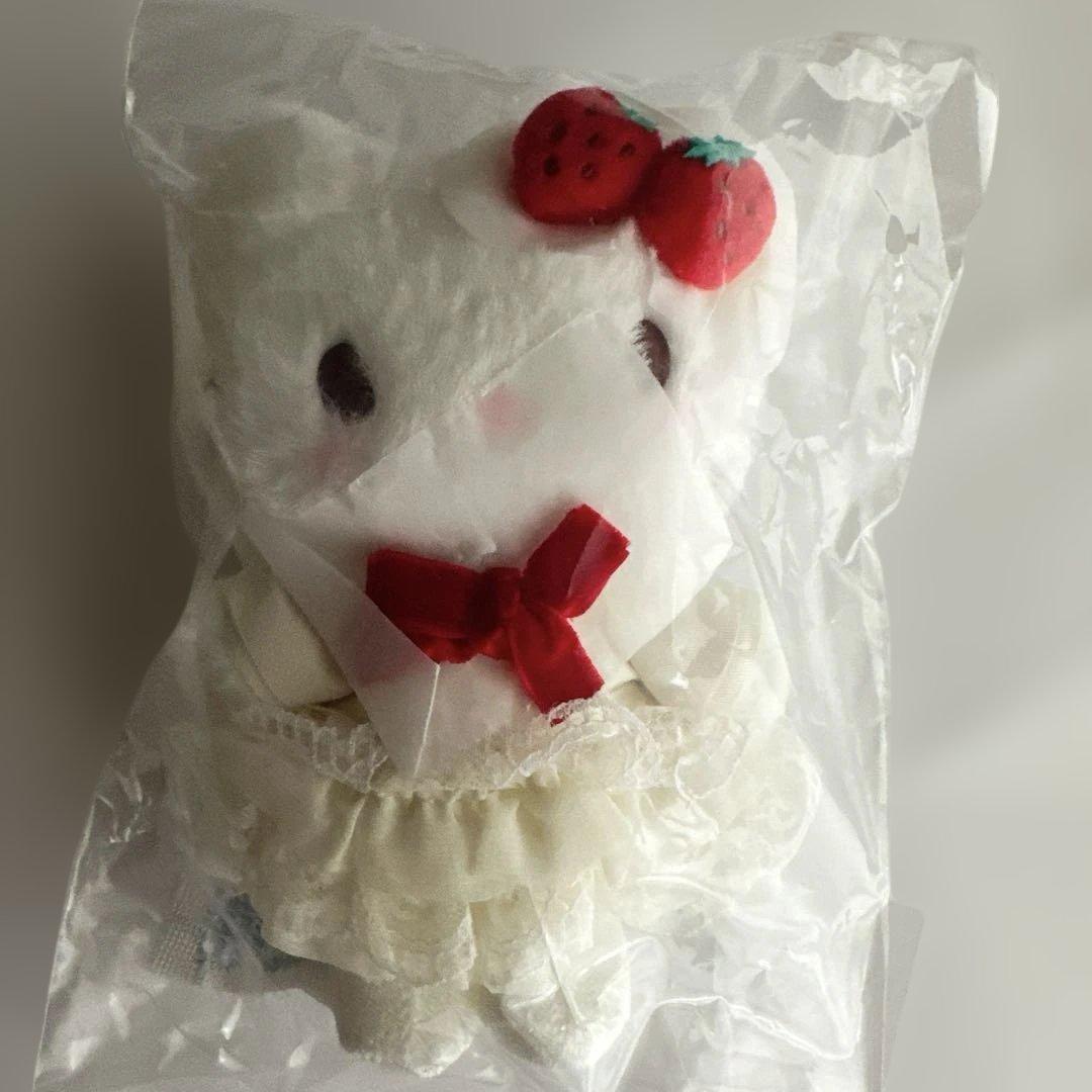 サンリオハローキティ•マイメロディ ショートケーキマスコットチャーム　2点セット