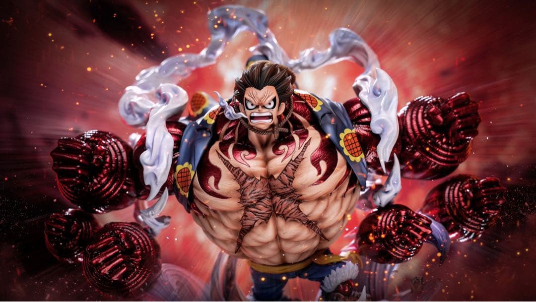 ワンピース 麦わら モンキー D ルフィ ギア4 四皇 フィギュア 新品