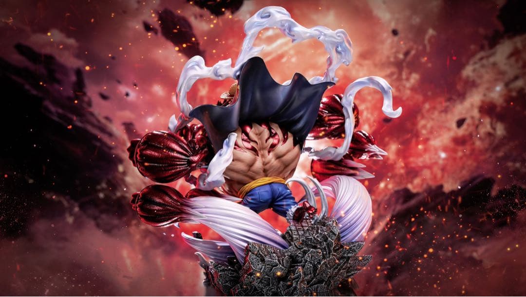 ワンピース 麦わら モンキー D ルフィ ギア4 四皇 フィギュア 新品