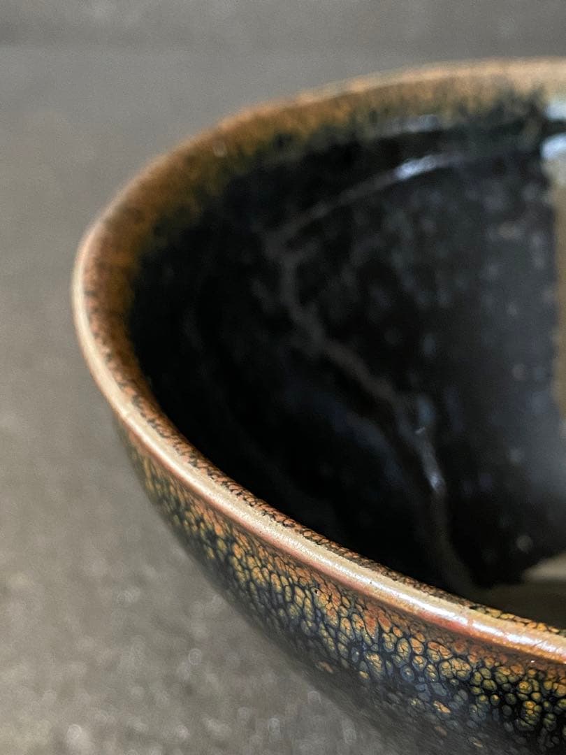 建盞 Jian ware 天目茶碗 油滴天目 Tenmoku 桶谷寧 A03