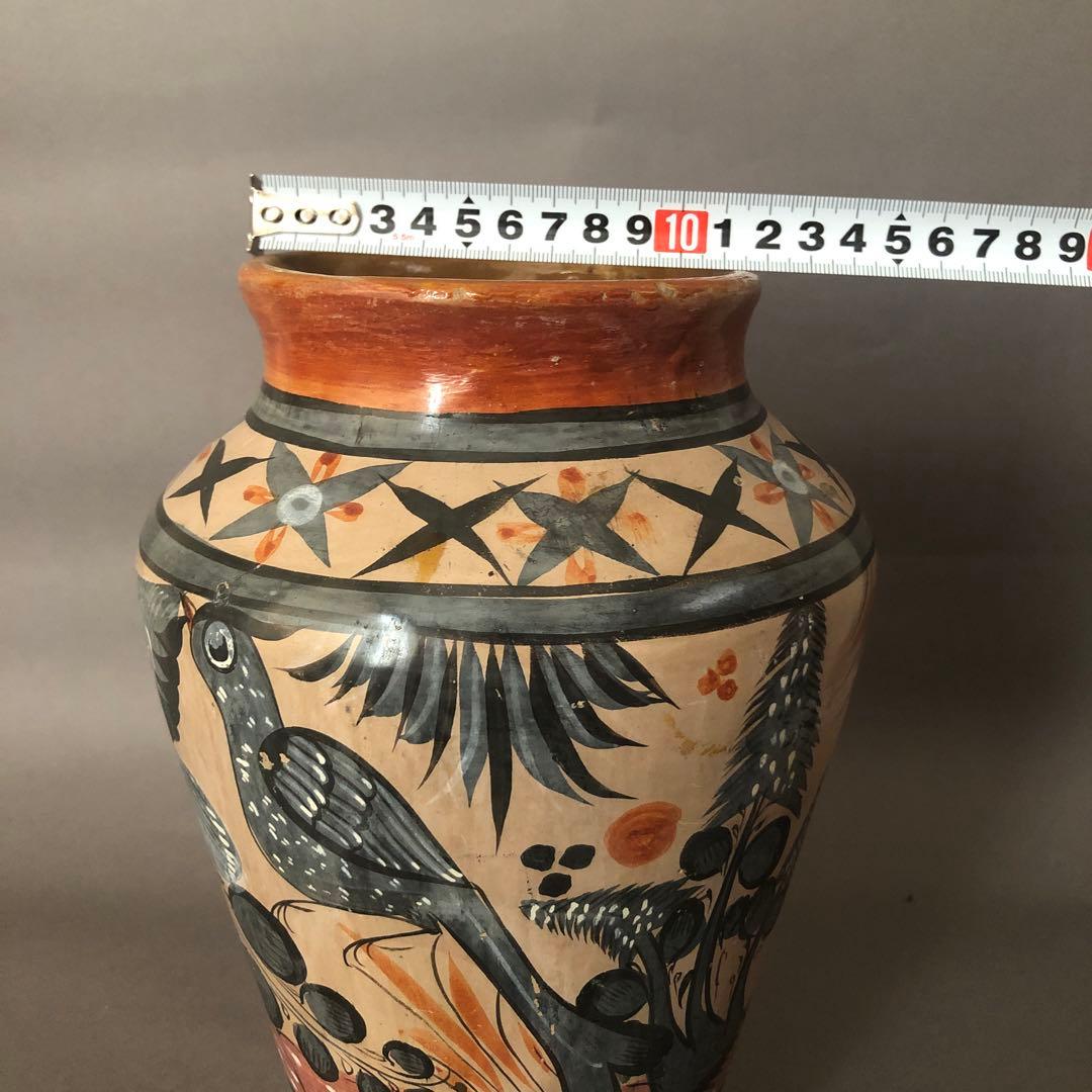 メキシコ　トナラ焼の壺