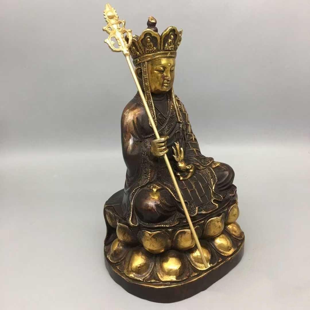仏教美術 銅像 仏像 地蔵王仏像 家内供養 装飾品 工芸品 置物