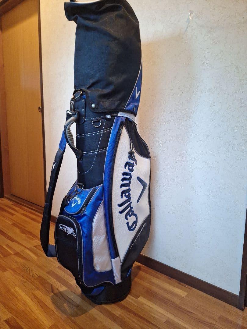 Callaway WARBIRD ブルー ゴルフキャディバッグ フード付き 単品