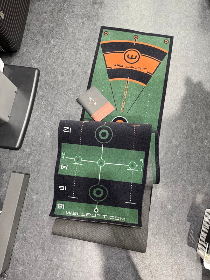 WELLPUTT ゴルフパッティングマット 400cm x 50cm