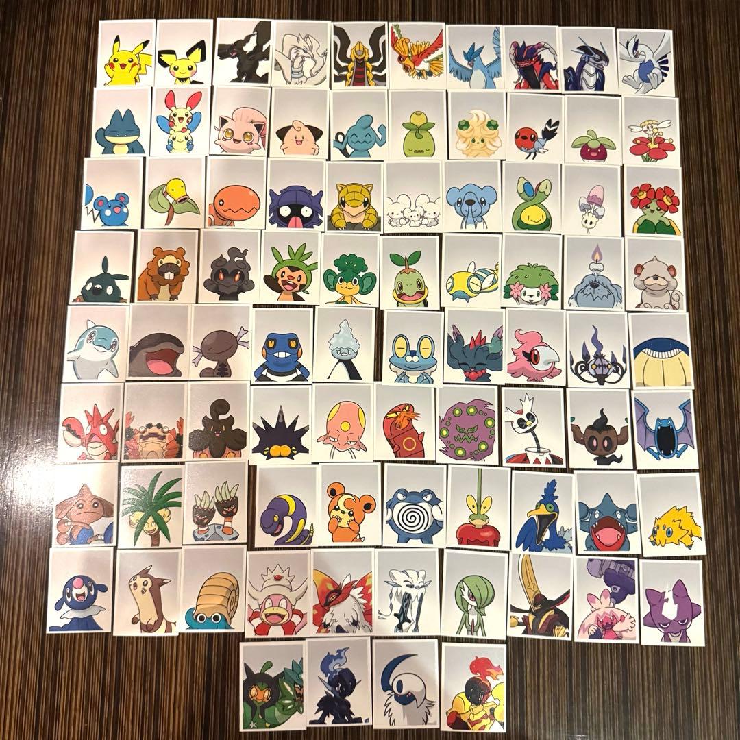 【韓国限定】ポケモンタウン2025withロッテ　証明写真ver2 84枚セット
