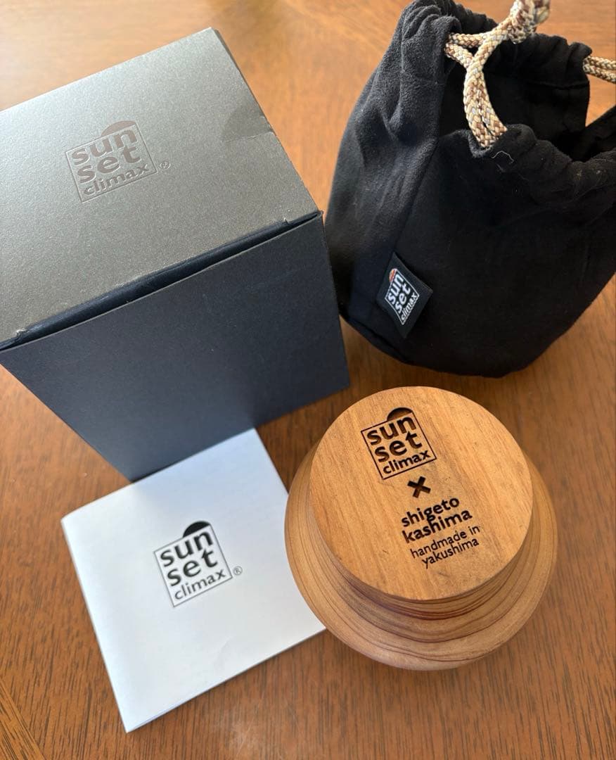 廃盤 希少 sunsetclimax jisugi cup 屋久杉 絶版品