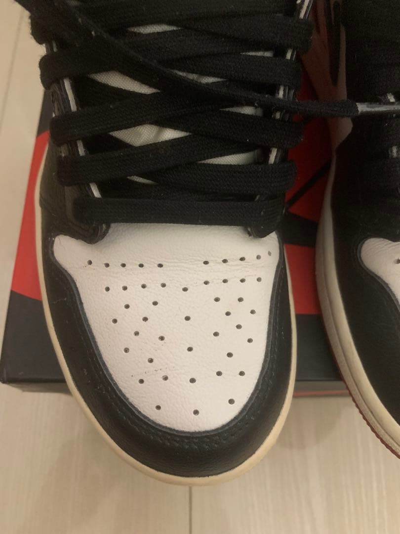 シューズ(女性用) Air Jordan 1 Retro High \"Satin Black Toe