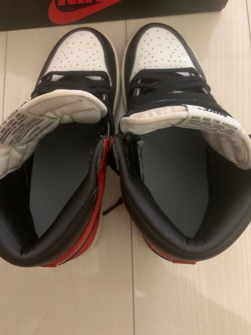 シューズ(女性用) Air Jordan 1 Retro High \"Satin Black Toe