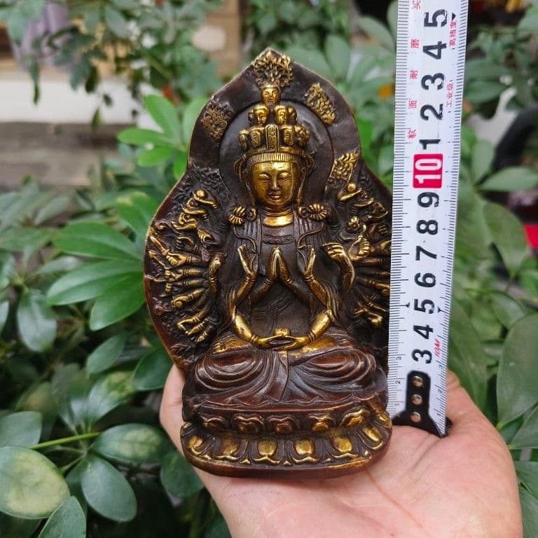 仏教美術 千手観音菩薩仏像 観音像 鎮宅辟邪 開運風水 招財 置物 工芸品