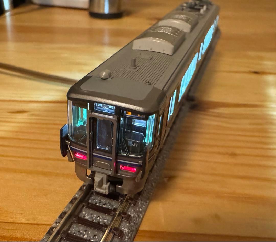 [現状品]KATO 室内灯付き JR西日本 521系 2次車 2両セット