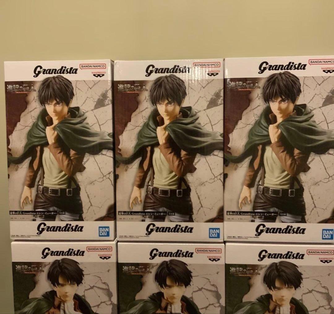 進撃の巨人　Grandista リヴァイ　エレン　フィギュア 6体セット
