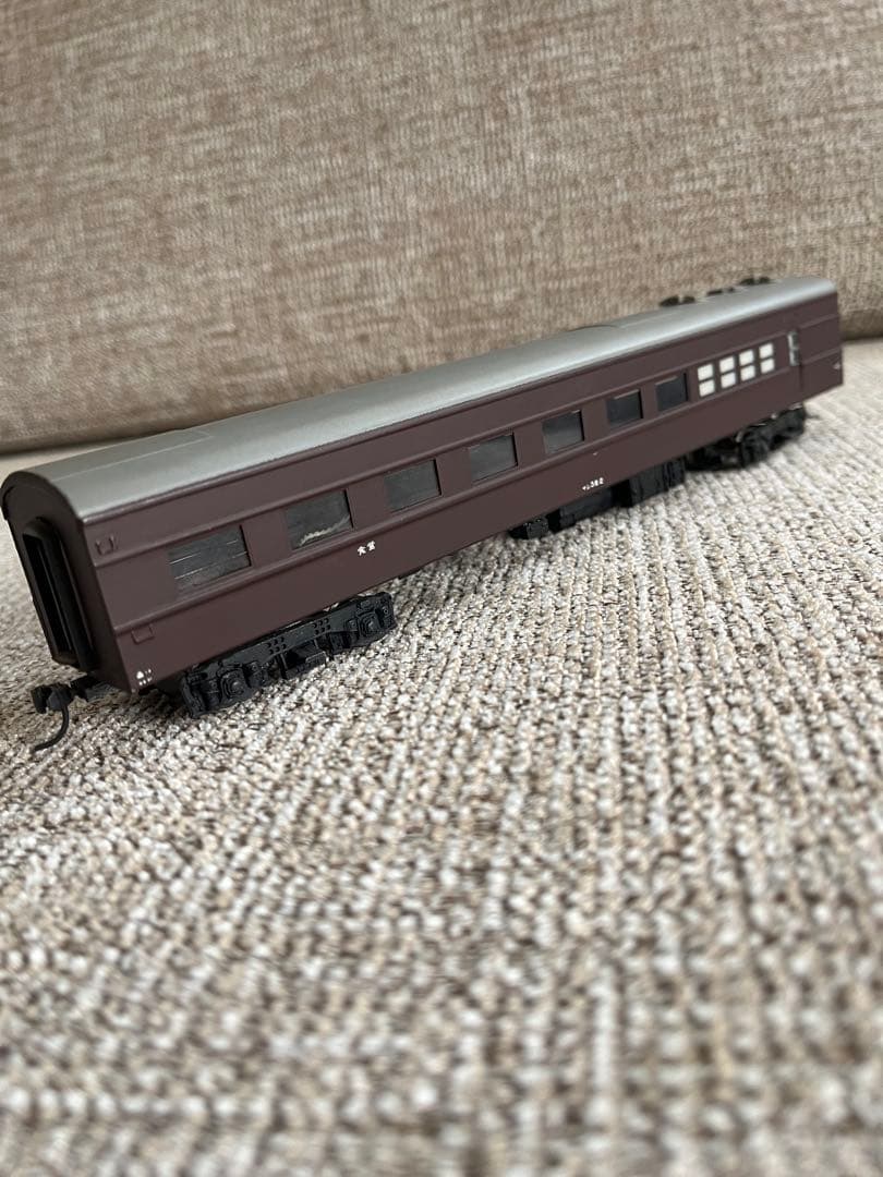 鉄道模型HOゲージ　16番　旧型客車6両　金属製