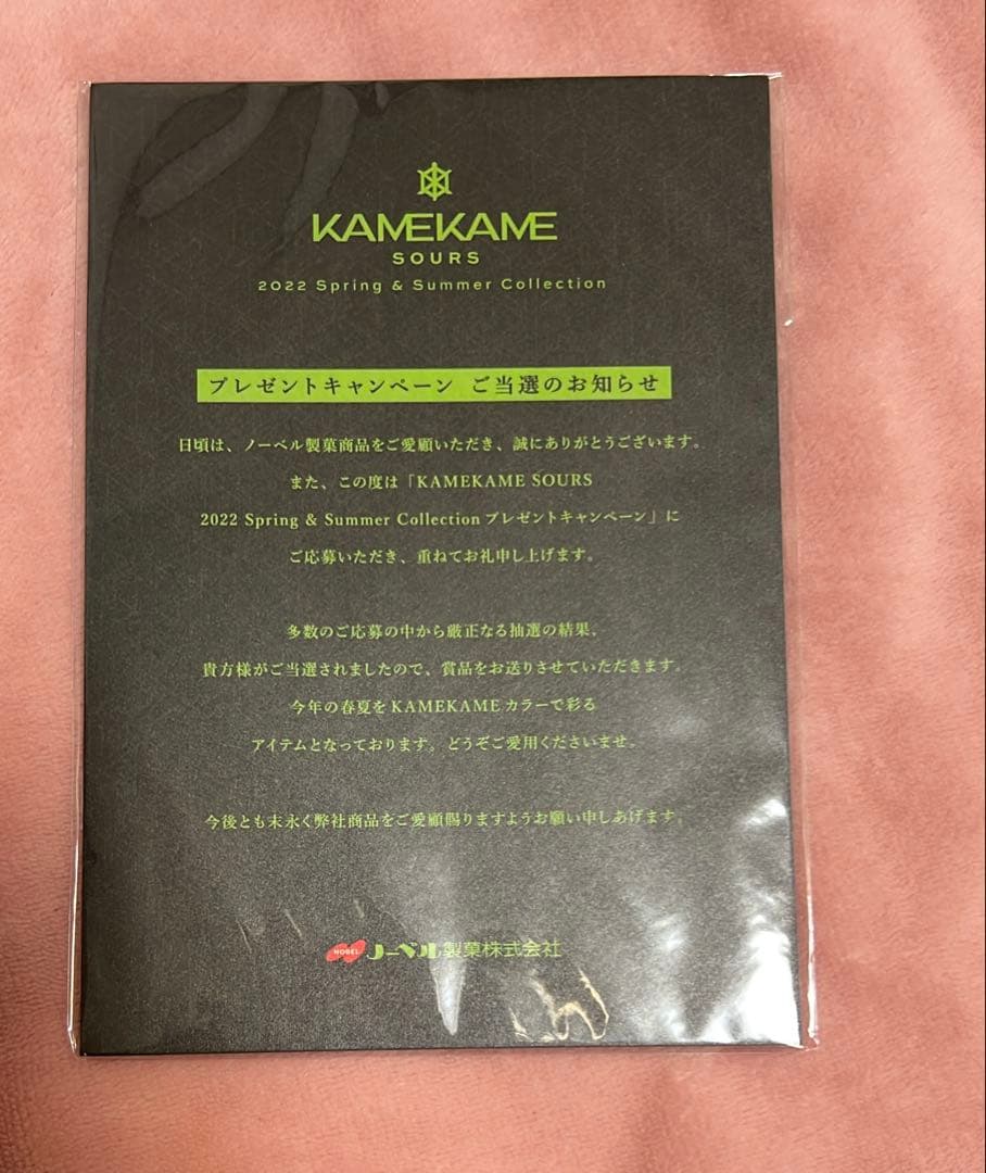 KAMEKAME SOURS 亀梨和也 懸賞 Tシャツ カメカメ