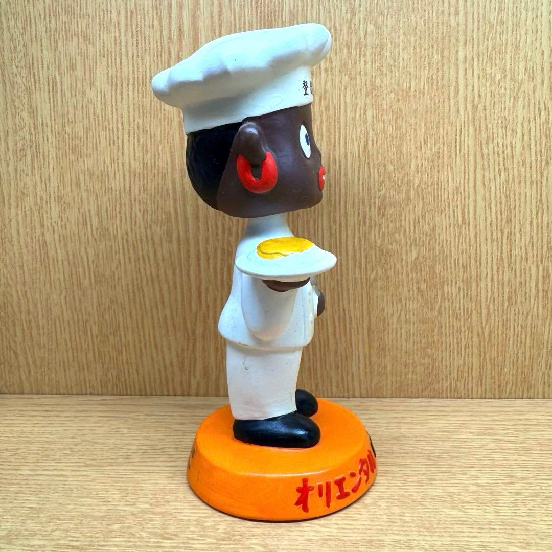 【オリエンタル坊や】　首振り人形　陶器製ツヤ消しver. 化粧箱付き