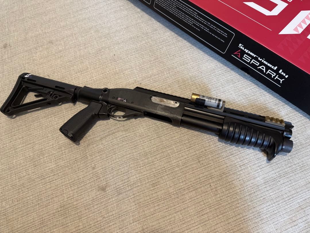 u*f様 東京マルイ　m870ブリーチャー　ストックカスタム