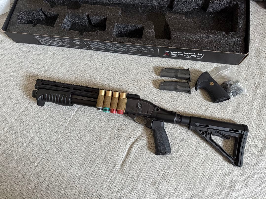 u*f様 東京マルイ　m870ブリーチャー　ストックカスタム
