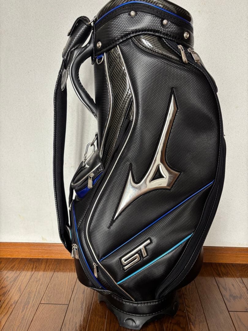 Mizuno ST ゴルフバッグ 黒/青