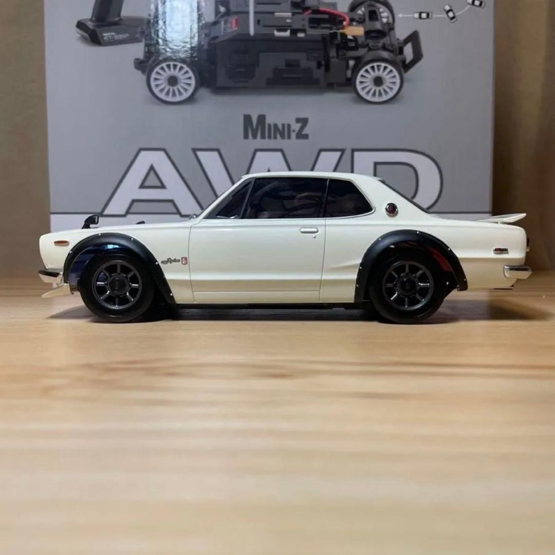 京商ミニッツAWD レディセット日産スカイライン2000GTライトユニット付き