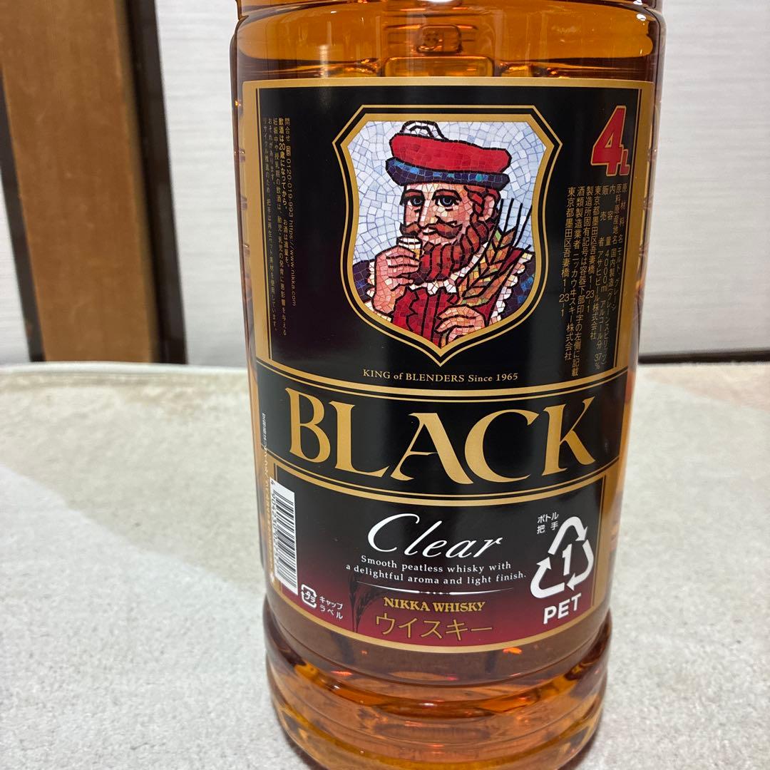 ブラックニッカ　クリア　未開封　4L ウイスキー　3本