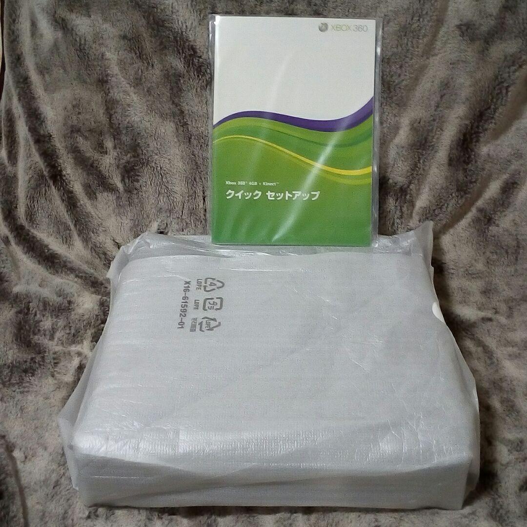 Xbox 360 4GB　Kinect セット　新品　マイクロソフト