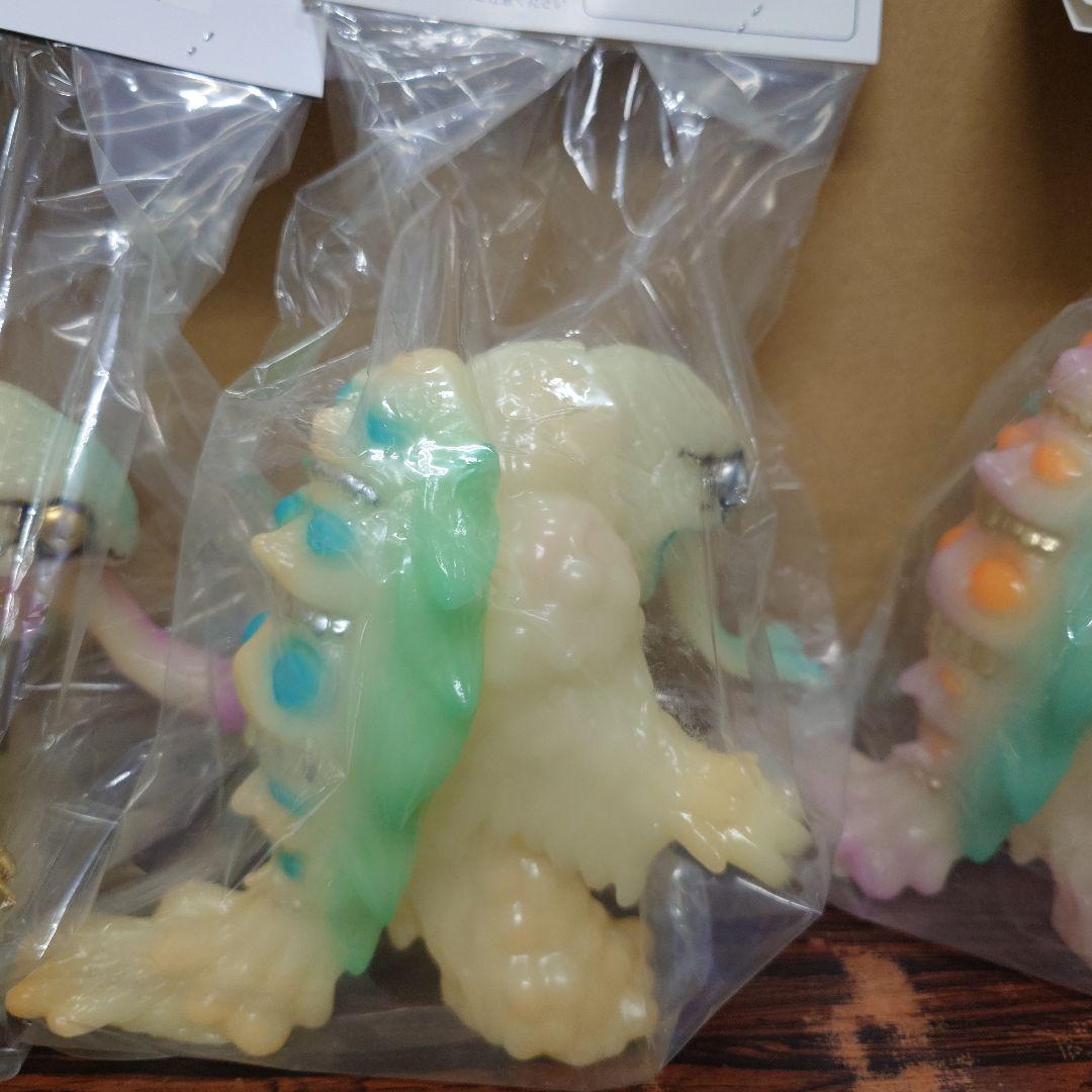 ドリームロケット　マーノン　妖怪怪獣　ソフビ　スーパー蓄光　3体セット