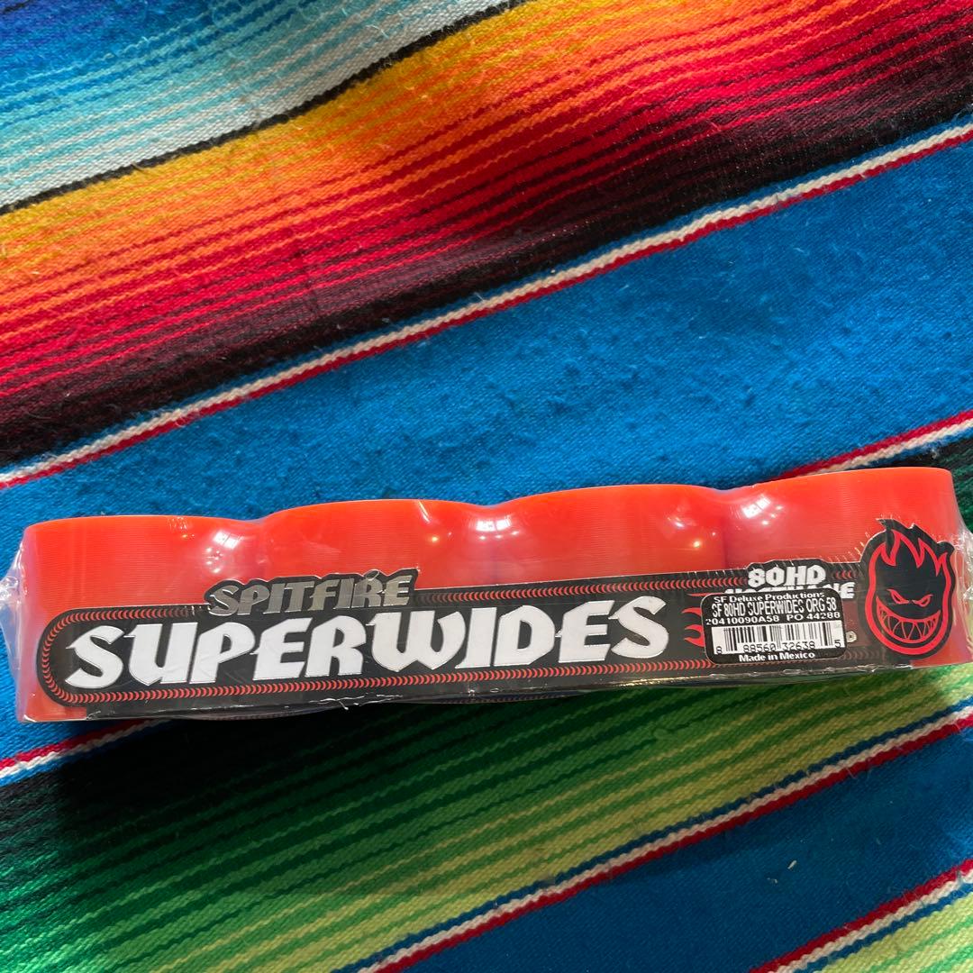 Spitfire SUPERWIDES ソフトウレタン58mm80HD