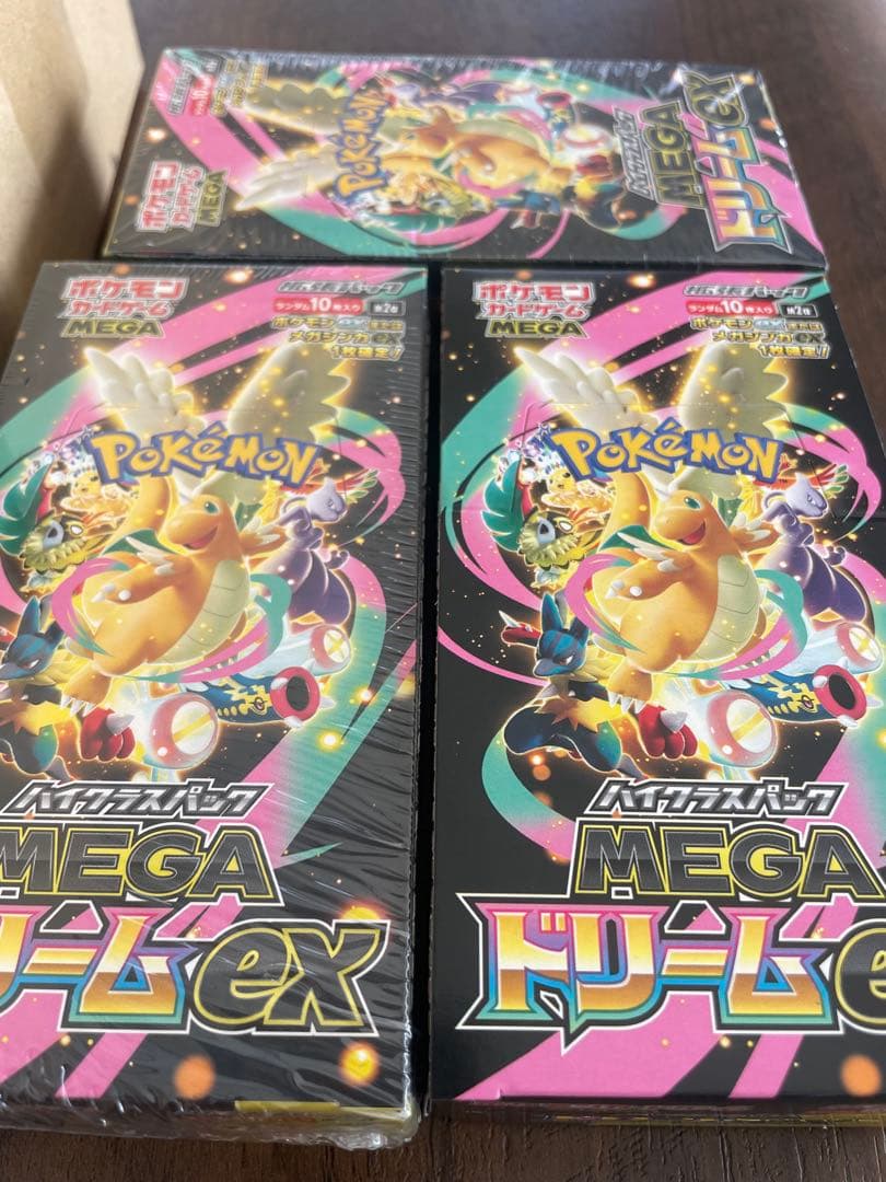 メガドリームex 7box シュリンクあり 6box ペリペリあり 1box